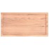 Estante pared madera roble tratada marrón claro 100x50x(2-6)