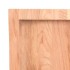 Estante pared madera roble tratada marrón claro 100x50x(2-6)