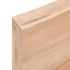Estante pared madera roble tratada marrón claro 120x50x(2-6)
