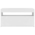 Mueble de TV con luces LED blanco 75x35x40