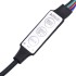 Mueble de TV con luces LED blanco 75x35x40
