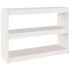 Estantería/divisor de espacios madera pino blanco 100x30x71,5