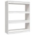Estantería divisor madera maciza pino blanco 100x30x103