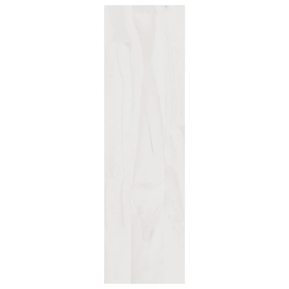 Estantería divisor madera maciza pino blanco 100x30x103