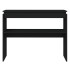 Mesa consola madera contrachapada negro 102x30x80