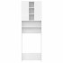 Armario de lavadora blanco 64x25,5x190