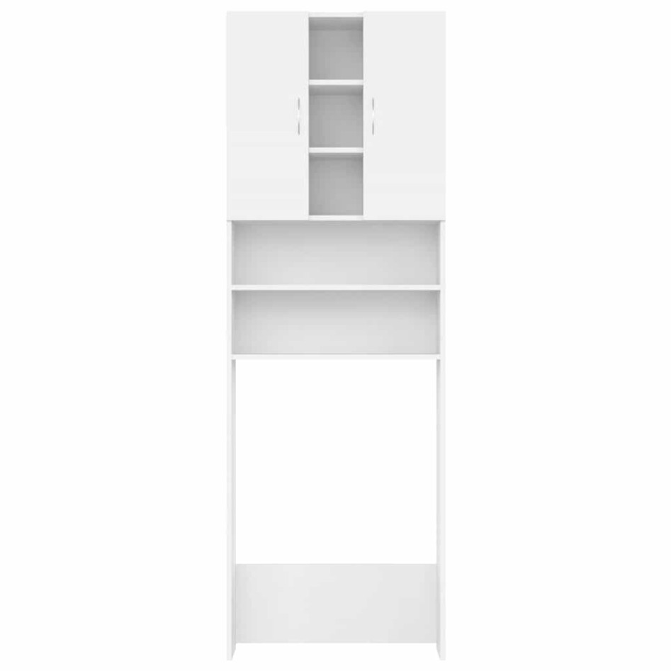 Armario de lavadora blanco 64x25,5x190