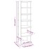 Muebles zapateros 2 uds negro 27,5x27x102