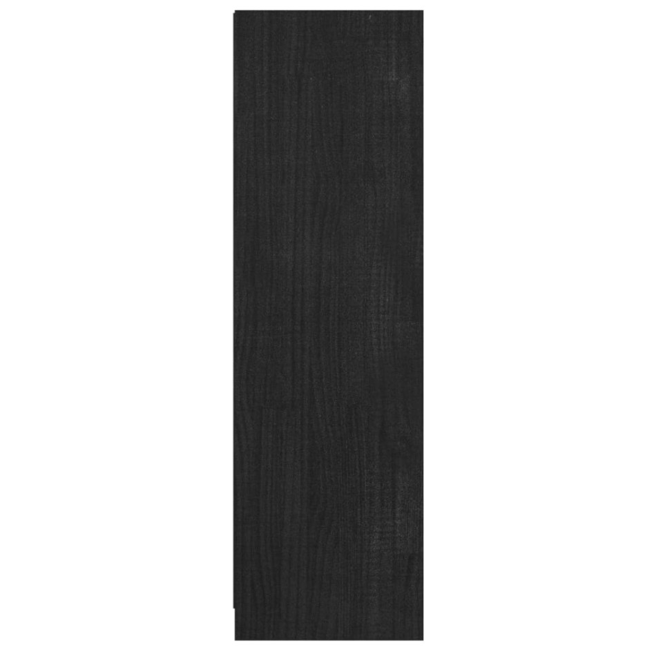 Estantería/divisor de espacios madera pino negro 36x33x110