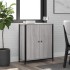 Aparador de madera de ingeniería gris Sonoma 70x30x80