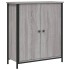 Aparador de madera de ingeniería gris Sonoma 70x30x80