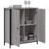 Aparador de madera de ingeniería gris Sonoma 70x30x80