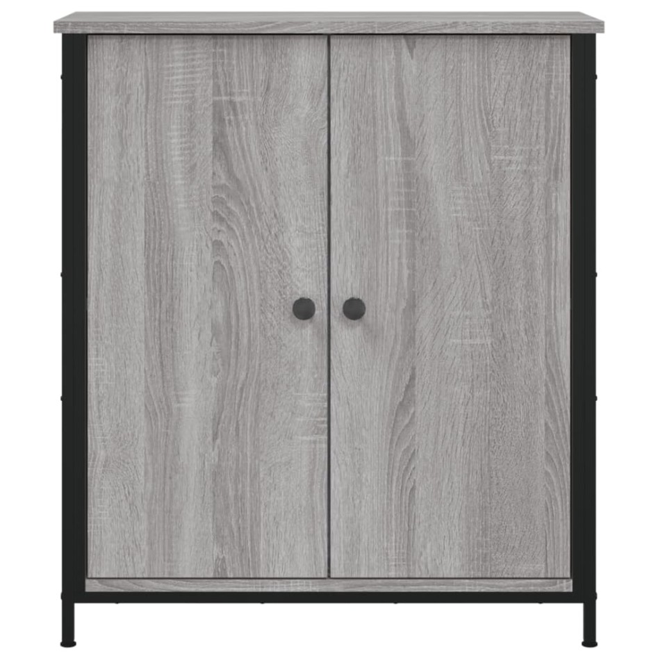 Aparador de madera de ingeniería gris Sonoma 70x30x80