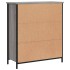 Aparador de madera de ingeniería gris Sonoma 70x30x80