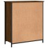 Aparador de madera de ingeniería marrón roble 70x30x80