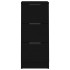 Aparador de madera contrachapada negro 30x30x70