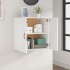 Armario de pared madera contrachapada blanco 60x31x60