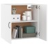 Armario de pared madera contrachapada blanco 60x31x60