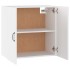 Armario de pared madera contrachapada blanco 60x31x60