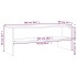 Mueble de TV madera contrachapada roble ahumado 100x40x40