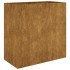 Jardinera de acero corten 80x40x80