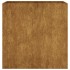 Jardinera de acero corten 80x40x80