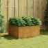 Jardinera de acero corten 80x80x40