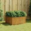 Jardinera de acero corten 80x80x40 cm