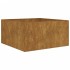 Jardinera de acero corten 80x80x40