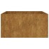 Jardinera de acero corten 80x80x40