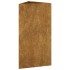 Jardinera de acero corten 40x34,5x75