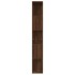 Estantería de madera contrachapada marrón roble 45x24x160