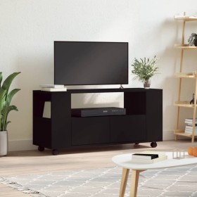 Mueble para TV madera de ingeniería negro 102x34,5x43