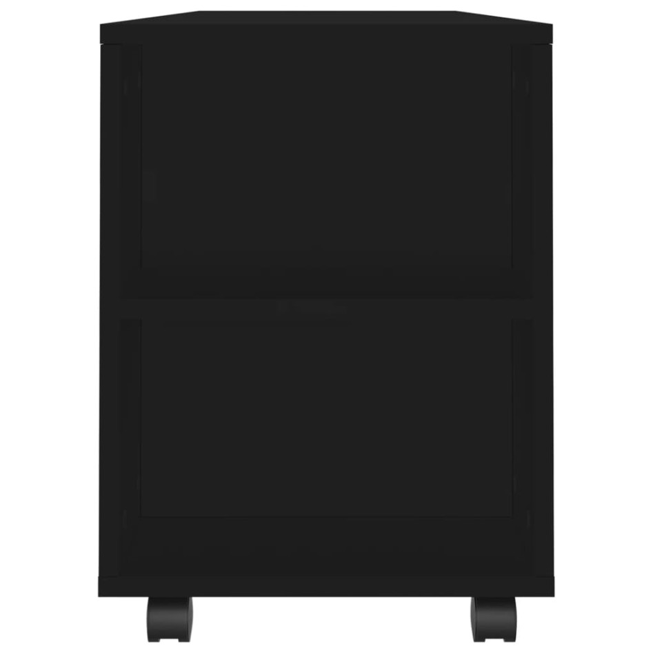 Mueble para TV madera de ingeniería negro 102x34,5x43