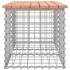 Banco jardín diseño gaviones madera abeto Douglas 103x44x42
