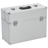 Caja de herramientas aluminio plateado 47x36x20