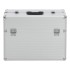 Caja de herramientas aluminio plateado 47x36x20