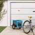 Remolque de bicicleta mascotas hierro tela Oxford azul