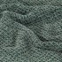 Manta de algodón verde oscuro 220x250