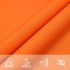 Toldo de vela cuadrado tela Oxford naranja 4,5x4,5