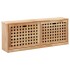 Banco zapatero de madera maciza de nogal 94x20x38
