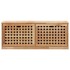 Banco zapatero de madera maciza de nogal 94x20x38