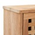 Banco zapatero de madera maciza de nogal 94x20x38