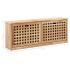 Banco zapatero de madera maciza de nogal 94x20x38