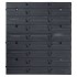 Kit de cajas de almacenaje 80 pzas paneles de pared rojo