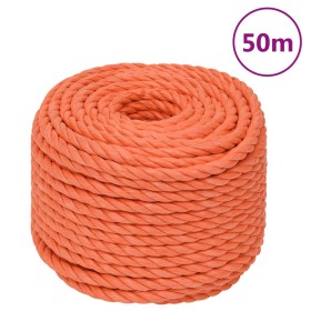 Cuerda de trabajo polipropileno naranja 20 mm 50