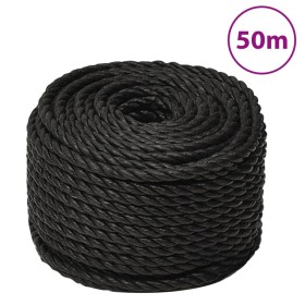 Cuerda de trabajo polipropileno negro 20 mm 50