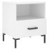 Mesitas de noche 2 uds madera ingeniería blanco 40x35x47,5