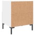 Mesitas de noche 2 uds madera ingeniería blanco 40x35x47,5