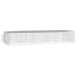 Jaula para conejos 3 paneles hierro galvanizado 325x109x54